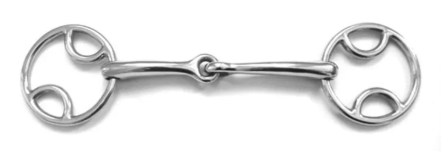 Paiement Scuris Mors 3 effets simple brisure Shires bris - 125 mm - Acier inoxydable