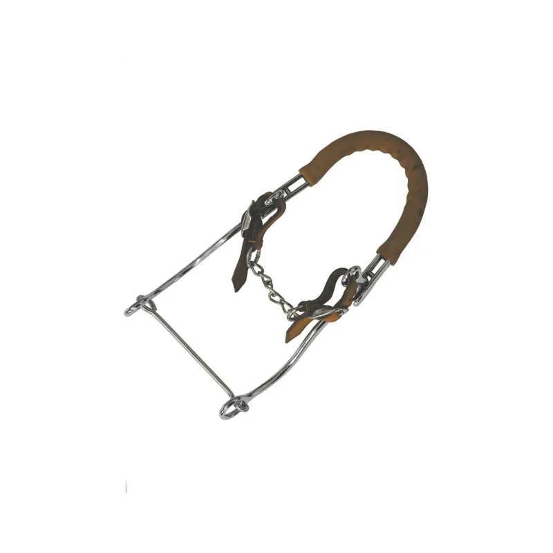 Hackamore chrome avec longues branches Umbria Equitazione Nouvel Arrivage