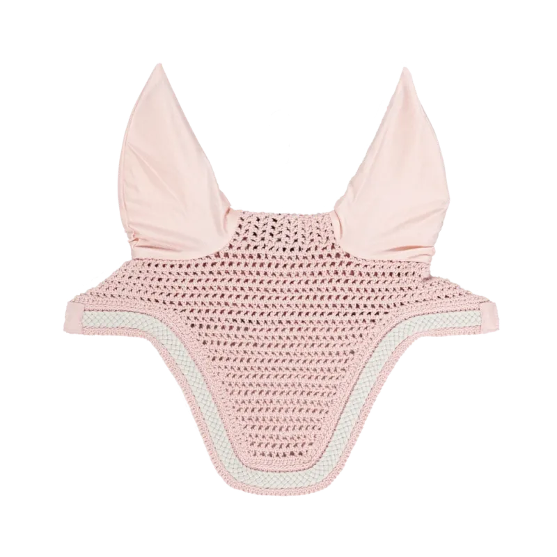 Bonnet Veil Wellington Plaited Cord Kentucky - Cheval - Rose ple Produit De Marque