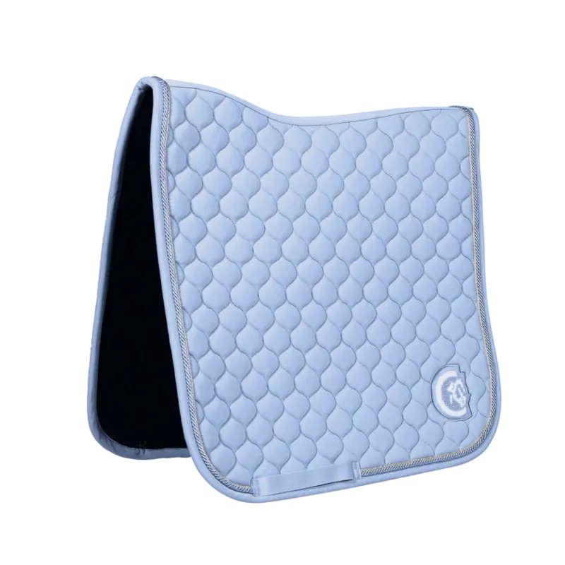 Tapis onion quilt 3D logo dressage Kentucky - Cheval - Bleu clair Offre Limite