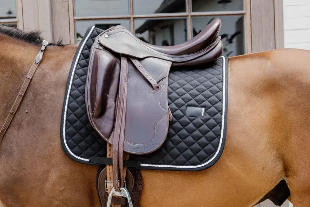 Tapis de selle Kentucky Diamond Rope Dressage - Cheval - Noir Usine Directe