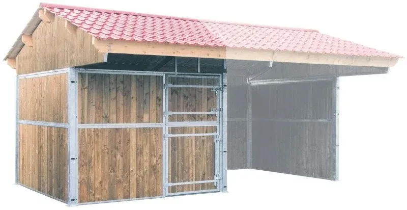 Marque Extension box de prairie La Ge double pente - 3 x 3 m