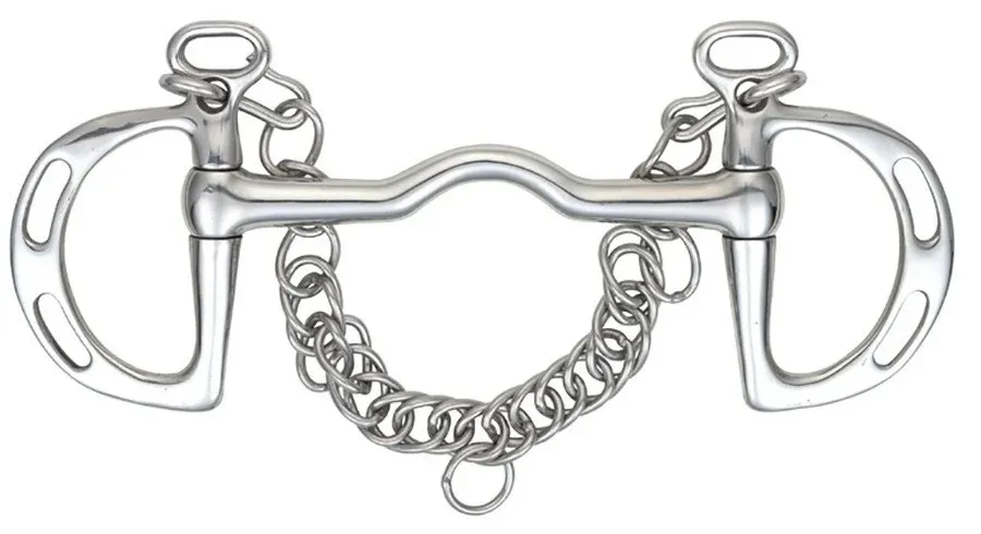 Mors Goyo Aga droit Shires - 150 mm - Acier inoxydable Marque