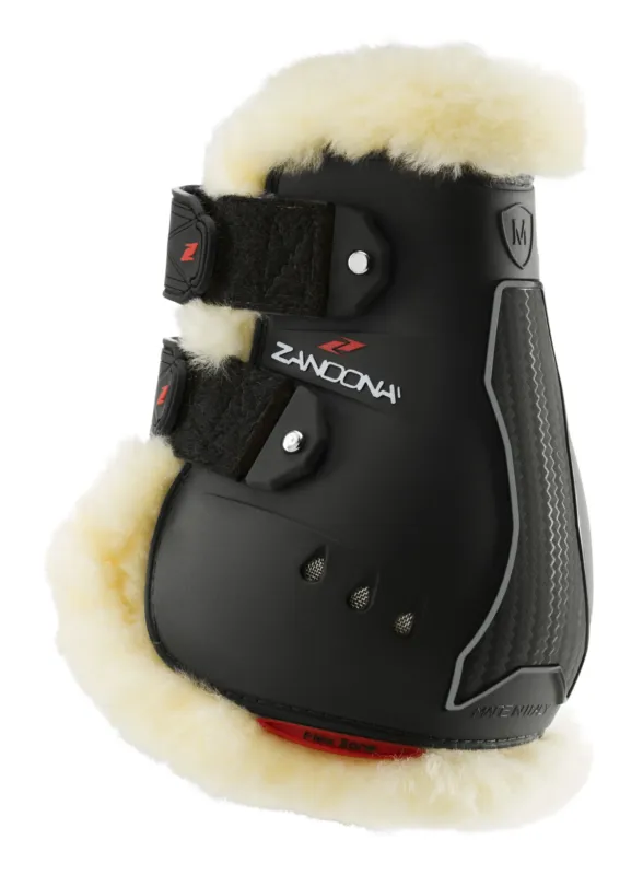 Authentique Protge-boulets mouton Zandona Carbon Air Sensitive+ Active-Fit Velcro - M - Noir
