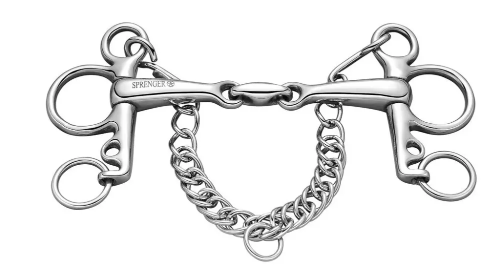 Mors Pelham Sprenger double brisure - 125 mm Acheter En Ligne