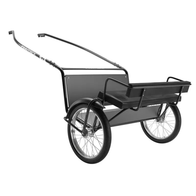 Paiement Scuris Sulky poney Finn-Tack T1 QH sans les roues - Noir