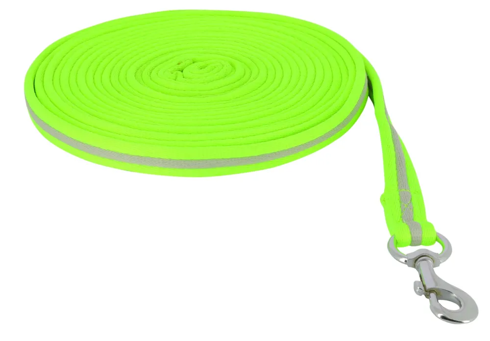 Longe de travail Equithme High Visibility - 8 m - Jaune Promotion Saisonnire