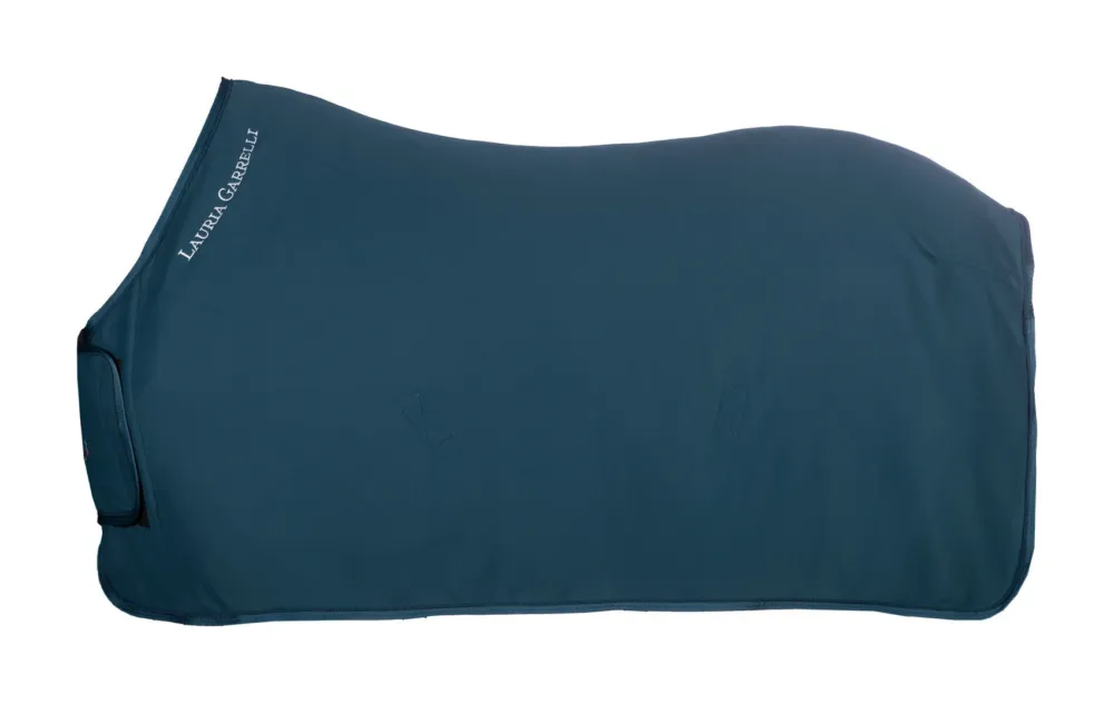 Vente Flash Couverture schante HKM Livigno – 125 cm – Vert fonc