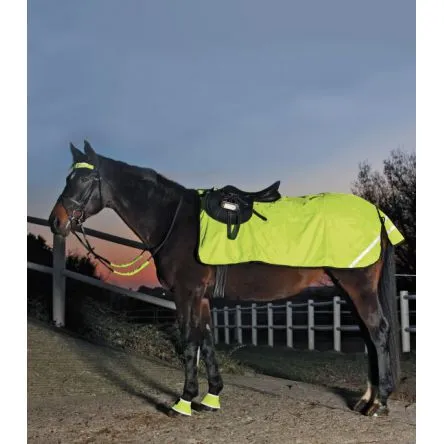 Couvre reins REFLEX Fluo - JAUNE - CHEVAL/FULL Remise