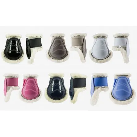 Solde Protge-boulets Horze Caliber avec Doublure Imitation Fourrure - BLANC - PONEY
