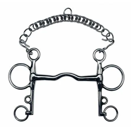 Expdition Rapide Pelham droit passage de langue - 125MM - INOX - 14MM