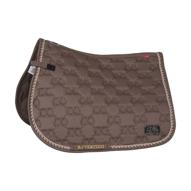 Satisfait Ou Rembours Tapis de selle mixte Monaco B Vertigo - Cheval - Beige Shiitak