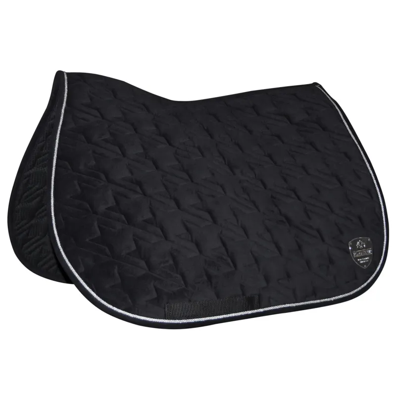 Prix Rduit Tapis Flags & Cup Teddy velours - Cheval - Noir