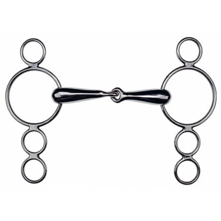 Mors rglable 4 anneaux Inox Feeeling - 145MM - INOX - 21MM Top Vente