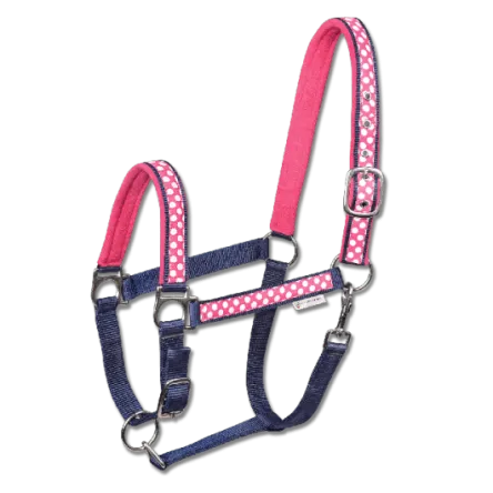 Licol + longe Unicorne - ROSE - COB/PUR-SANG Populaire