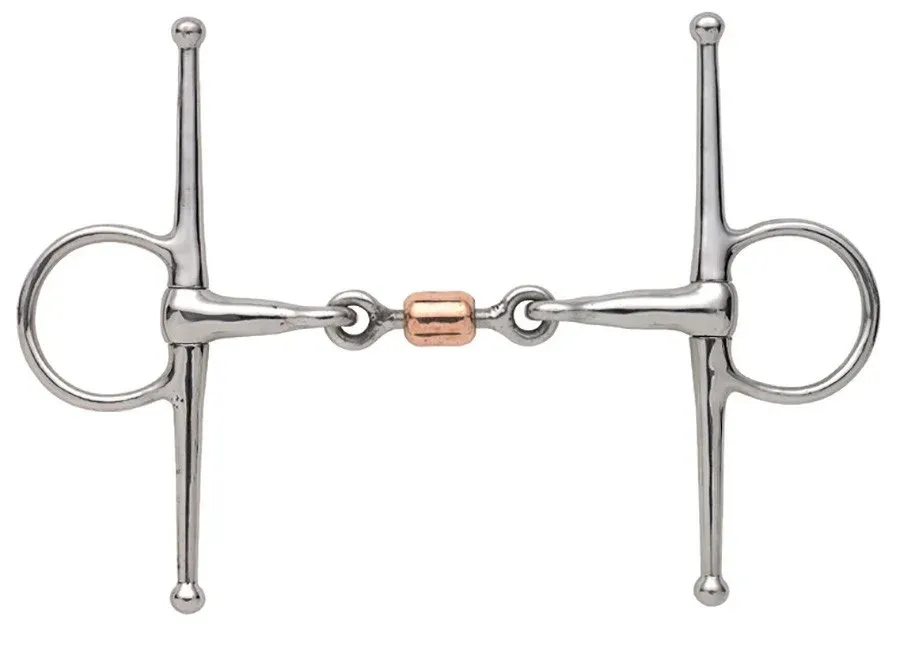 Prix Rduit Mors aiguilles avec roulette en cuivre Shires - 150 mm - Acier inoxydable