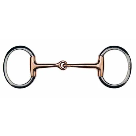 Mors olive Cuivre Anneaux Plats Feeling - 125MM - INOX/CUIVRE - 16MM Seulement Aujourdhui