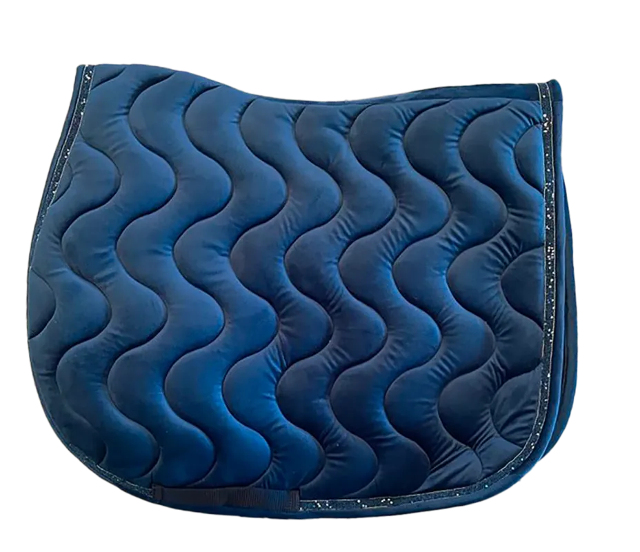 Retour Gratuit Tapis Flags & Cup Coral velours - Cheval - Bleu