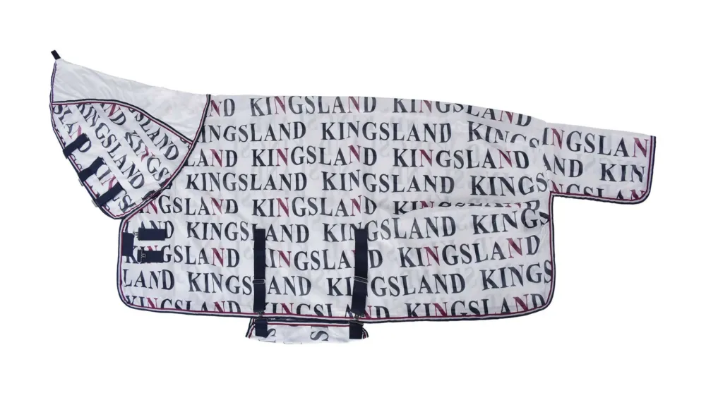 Meilleur Choix Couverture Anti-mouches Kingsland Classic avec Couvre-cou - 160 cm - Marine