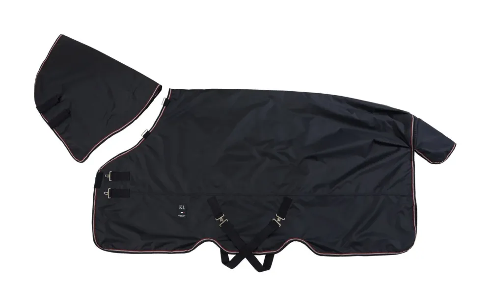 Couverture d'Exterieur Kingsland Classic Primary Couvre-cou Dtachable 200g - 165 cm - Marine Jusqu puisement Des Stocks