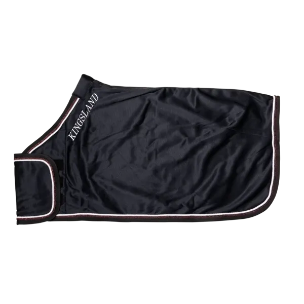 Couverture de Prsentation Kingsland Classic en Polaire avec Plaque de Poitrail - 160 cm - Marine Meilleur Prix