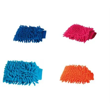 Bon March Gant Microfibre T de T - BLEU ROI