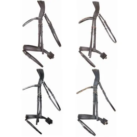 Bon March Bridon Hopper T de T - BRUN/ARGENT - CHEVAL/FULL