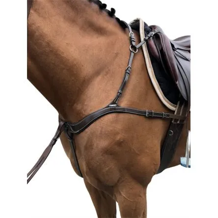 Soldes Collier de Chasse One 5 points + martingale One Jump In - COB/PUR-SANG - NOISETTE