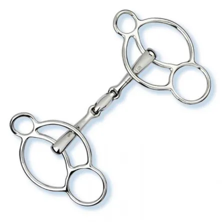 Must-Have Filet 3-anneaux Easy Control Stubben - 135MM - ACIER INOXIDABLE - 14MM