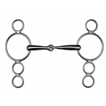 Bon Plan Mors rglable 4 anneaux canons pleins Feeling - 115MM - INOX - 17MM