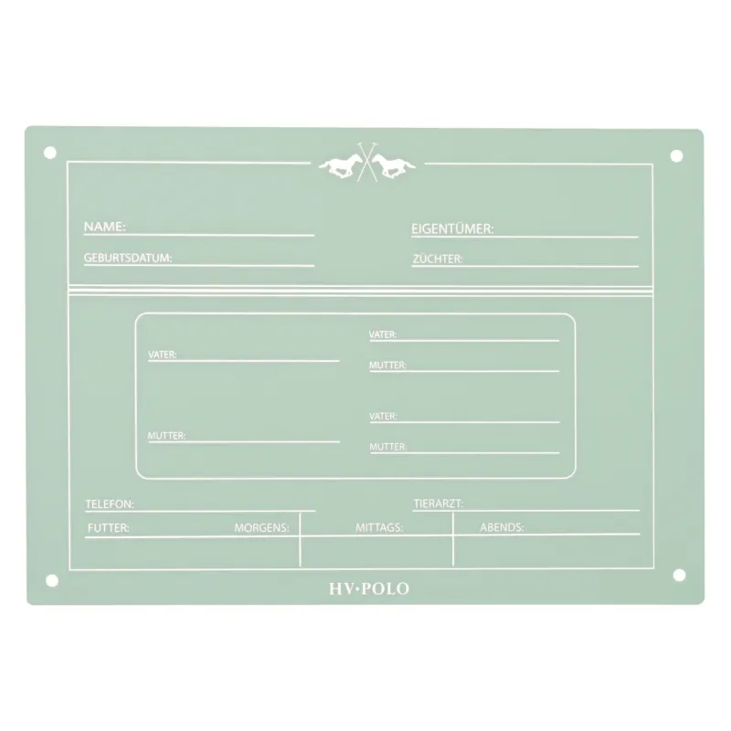 Plaque d'curie German HV Polo Polo - Aqua sky Promotion