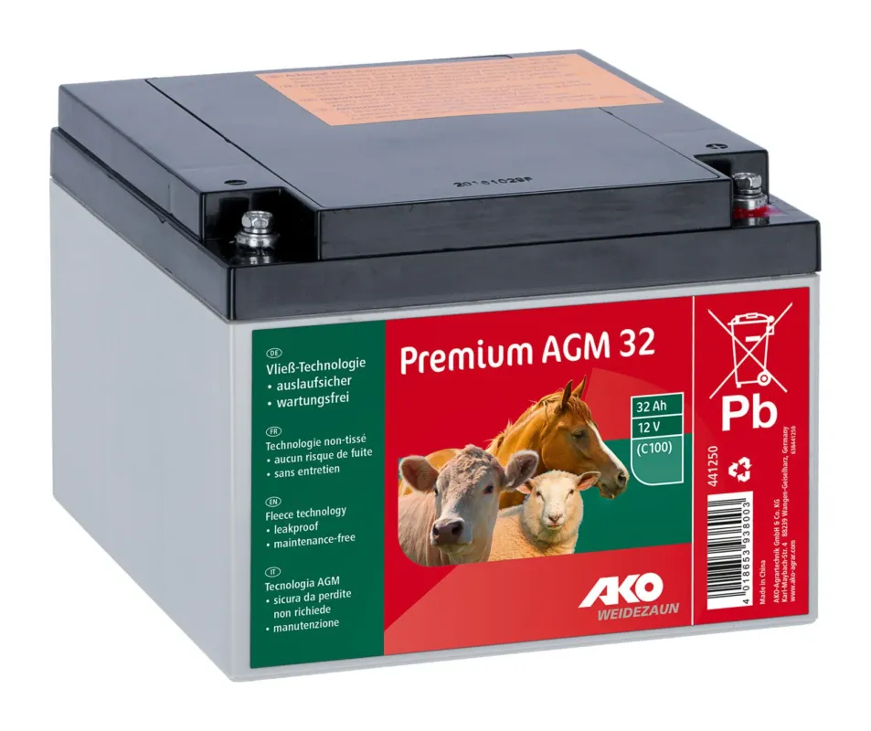 Rduction Batterie AGM Premium 32 AKO - 12 V