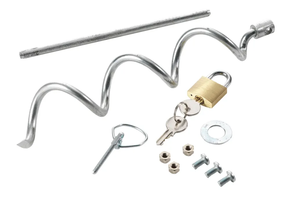 Haute Qualit Kit anti-vol pour botier de batterie mtallique Kerbl Hobbyfarming