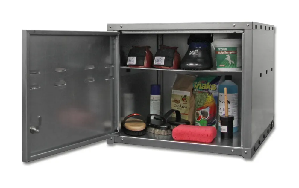 Armoire suspendue Waldhausen - Gris Satisfait Ou Rembours
