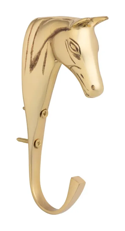 Prix Promo Porte bride de cheval en laiton massif Supreme - Dor