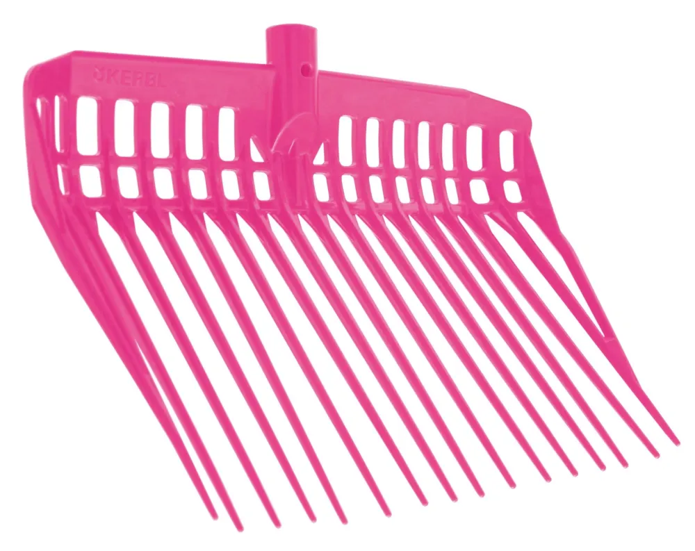 Bon Plan Tte de fourche copeaux EcoFork Kerbl - Rose