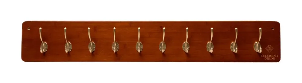 Rduction Porte-Sangles et Vestes 10 Crochets Grooming Deluxe by Kentucky - Bois