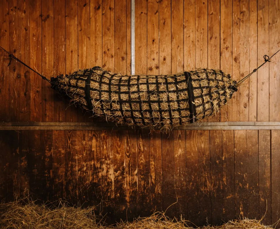Prix Bas Filet foin Hippotonic Tunnel - L 2 m - Noir