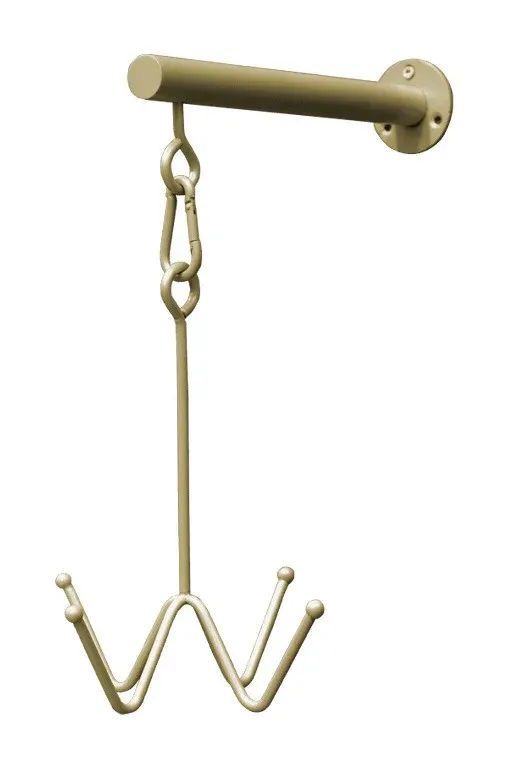 Achat Immdiat Porte-bridon Grooming Deluxe 4 branches fixation murale – Or