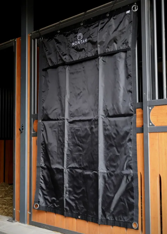 Tenture de box Montar 140 x 150 cm - Noir Prix Promo
