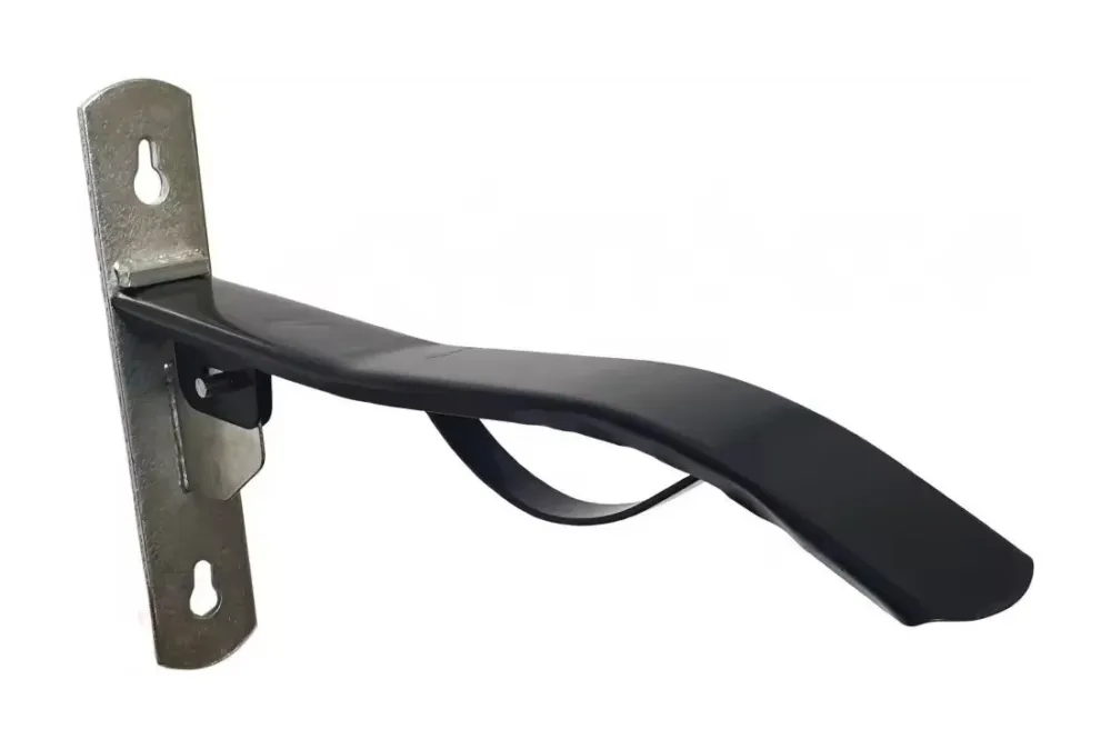 Porte-selle pliable mural Hennie - Noir Nouvelle Collection