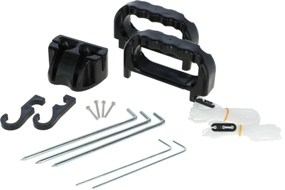Kit complet d'ouverture pour filet Kerbl Hobbyfarming - Noir Promotion