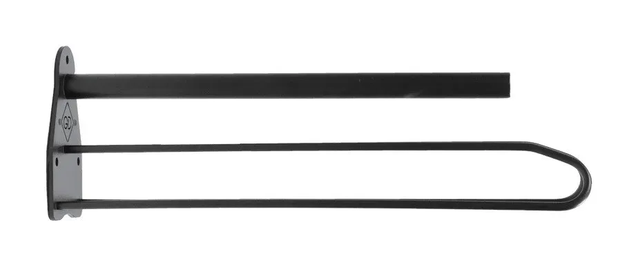 Porte selle en mtal avec support pour Tapis de selle Grooming Deluxe by Kentucky - Noir Jusqu puisement Des Stocks