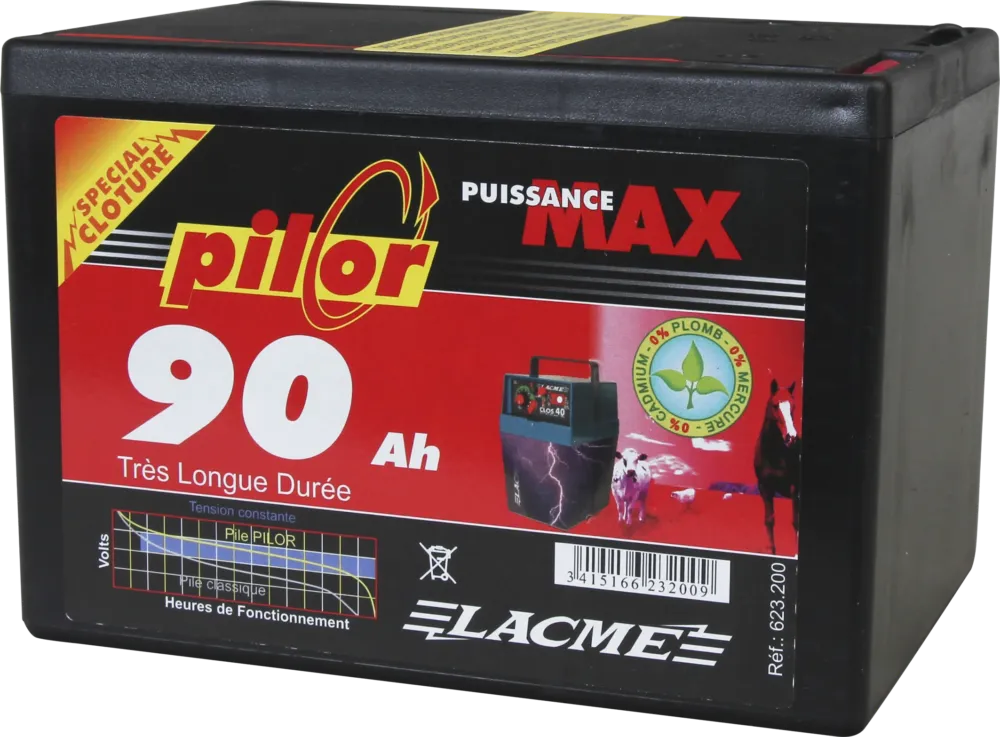 Pile Pilor 9v 90Ah Lacm Prix Cass