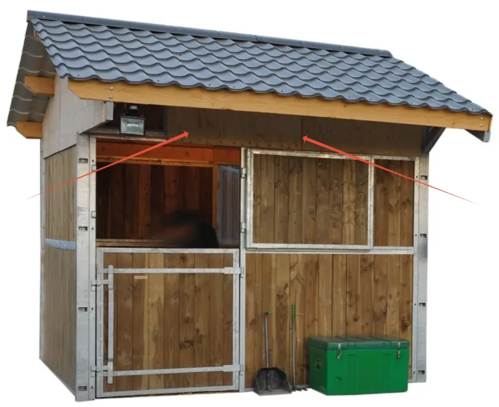 Fermeture suprieure de faade La Ge pour box - 4 m Certifi