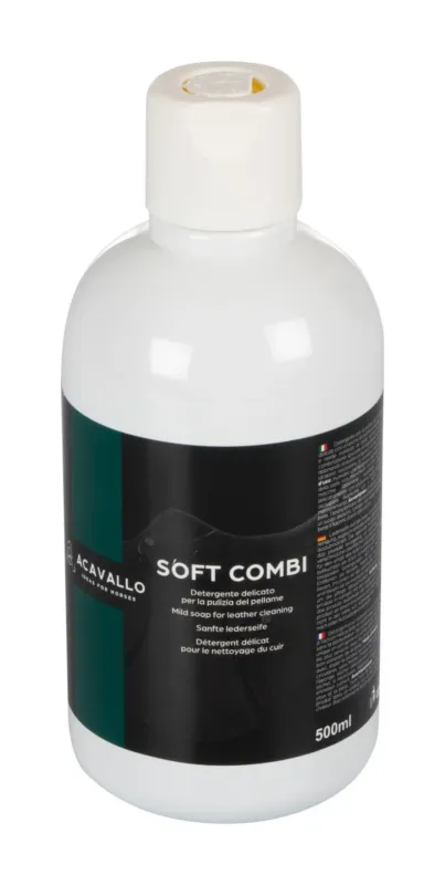 Bon Plan Savon doux nettoyage du cuir 500 ml Acavallo