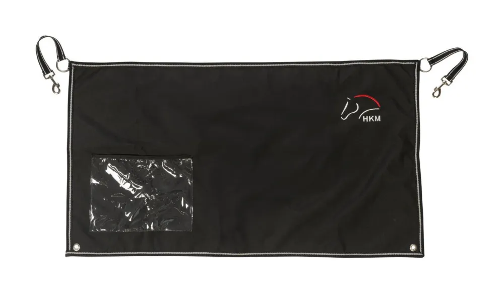 Promotion Tenture de box Team HKM 110 x 60 cm - Noir