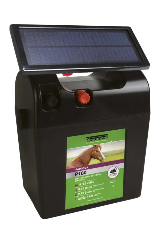 Quantit Limite Electrificateur pile Beaumont Paddock P180 + panneau