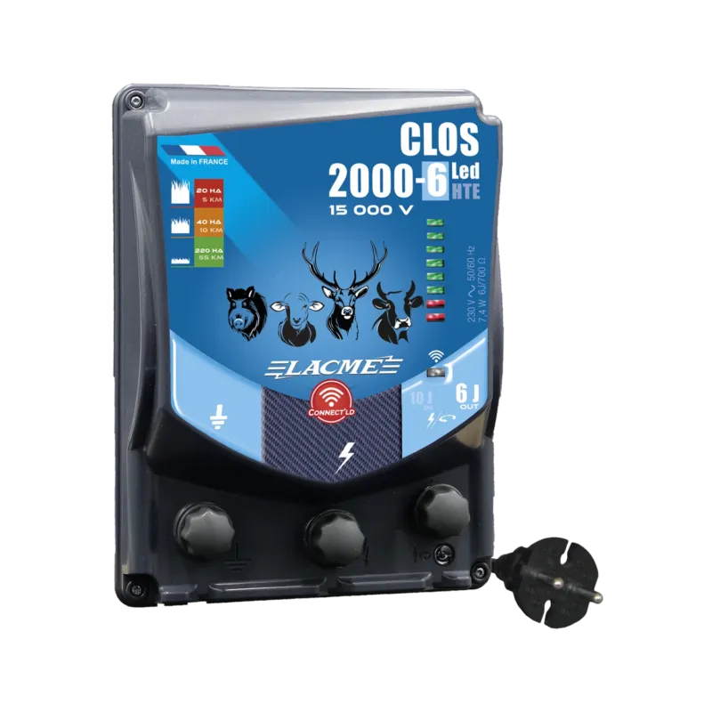Pas Cher Electrificateur Lacm Clos 2000-6 LED Connect'LD