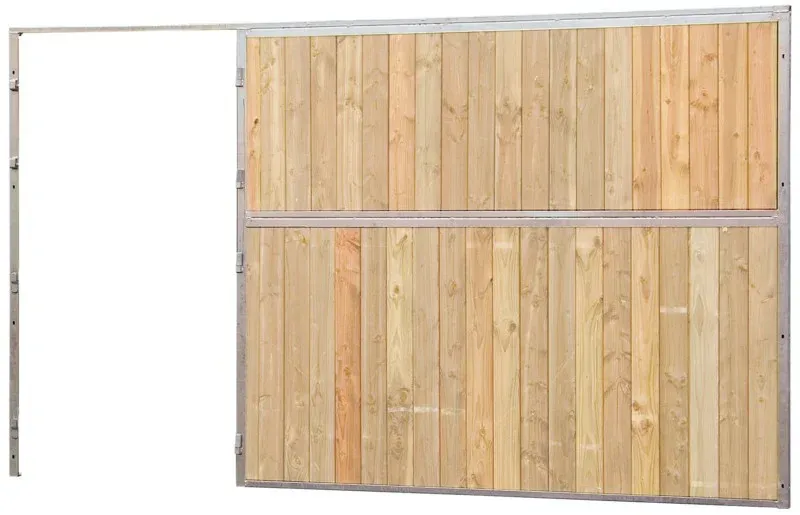 Bon March Faade de box pleine bois 3 m (sans porte) La Ge